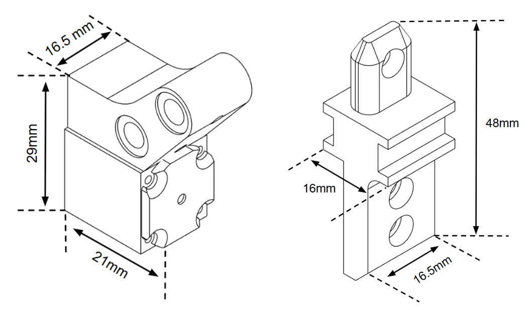 치수도 - AFC-10-G Dimensions of AFC-10-F